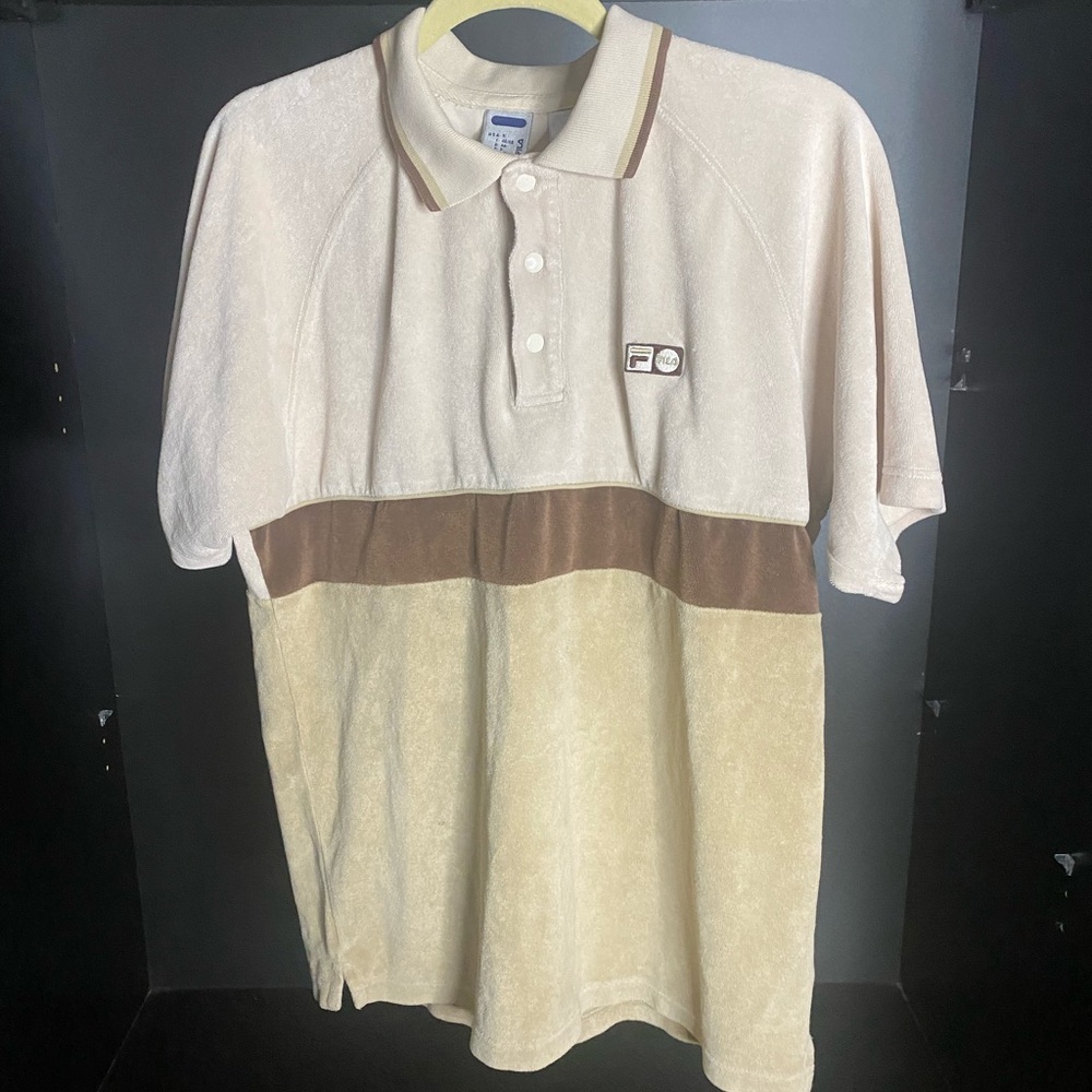 Size L Velour Fila Polo